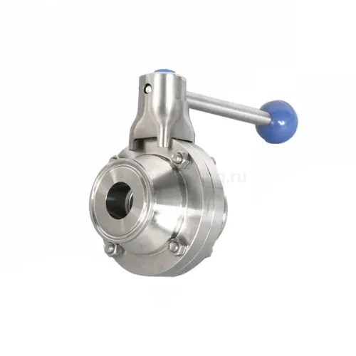 Кран шаровый нержавеющий (AISI304) DN40, типа clamp-clamp TLHBV040CLS TITAN LOCK — детальное фото 0