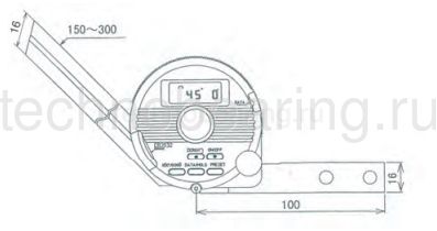 Универсальный цифровой угломер MITUTOYO DIGIMATIC 187-502