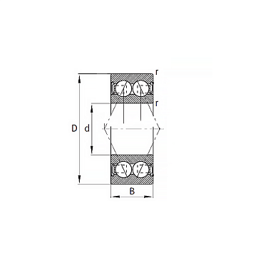Подшипник 2204-2RS-TVH FAG