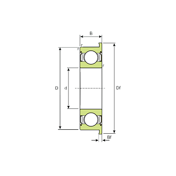 Подшипник MF148-ZZ (пром. уп.) ISB