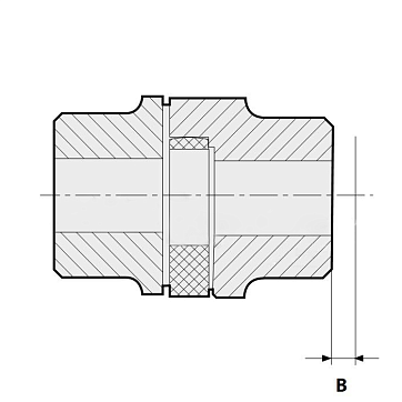 Упругий элемент типа паук желтый EG42055 ISKRA