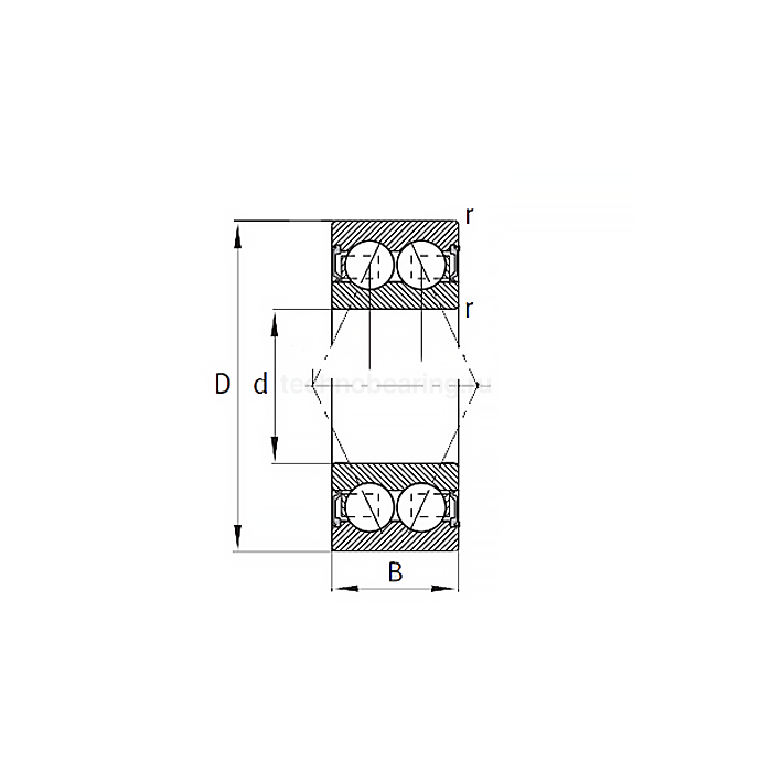 Подшипник 2204-2RS-TVH FAG