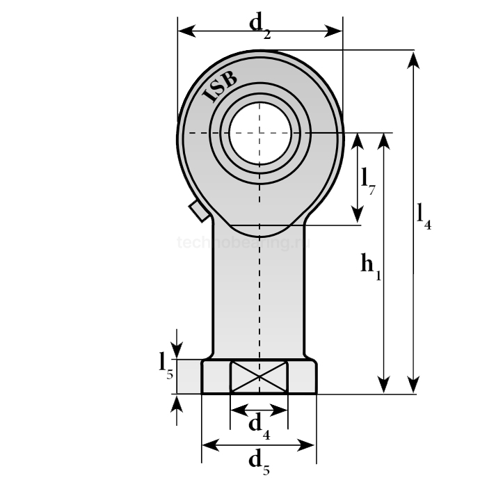 Шарнирный наконечник TSFL18 ISB