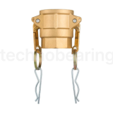 Камлок латунный тип D розетка, внутр. резьба BSP 2", TL200DBR TITAN LOCK