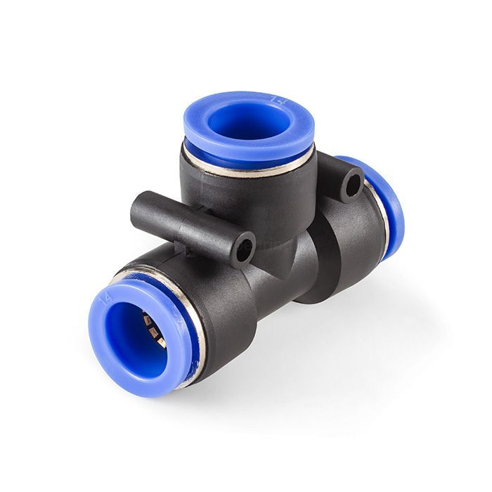 Фитинг цанговый Т-образный, 6 мм, пластик, тип PUT, TLP-PUT6 TITAN LOCK