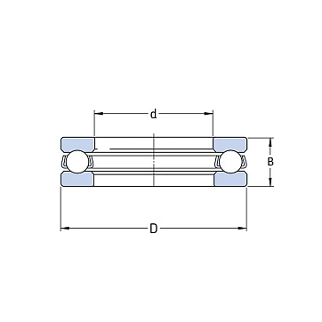 Подшипник 51107 SKF