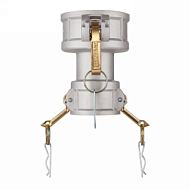 Камлок алюминиевый тип DD (переходник розетка 3" х розетка 4"), TL3040DDAL TITAN LOCK