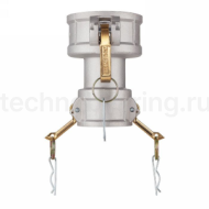 Камлок алюминиевый тип DD (переходник розетка 1" х розетка 1 1/2"), TL1015DDAL TITAN LOCK