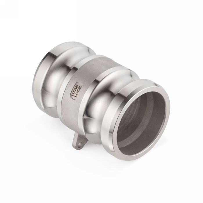 Камлок нержавеющий тип AA (переходник ниппель 2 1/2" х ниппель 2 1/2"), AISI316, TL250AASS TITAN LOCK