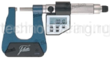Микрометр цифровой для измерения толщины с глубокой скобой 0 - 25/0,001 мм Filetta