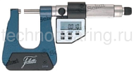 Микрометр цифровой для измерения толщины с глубокой скобой 0 - 25/0,001 мм Filetta