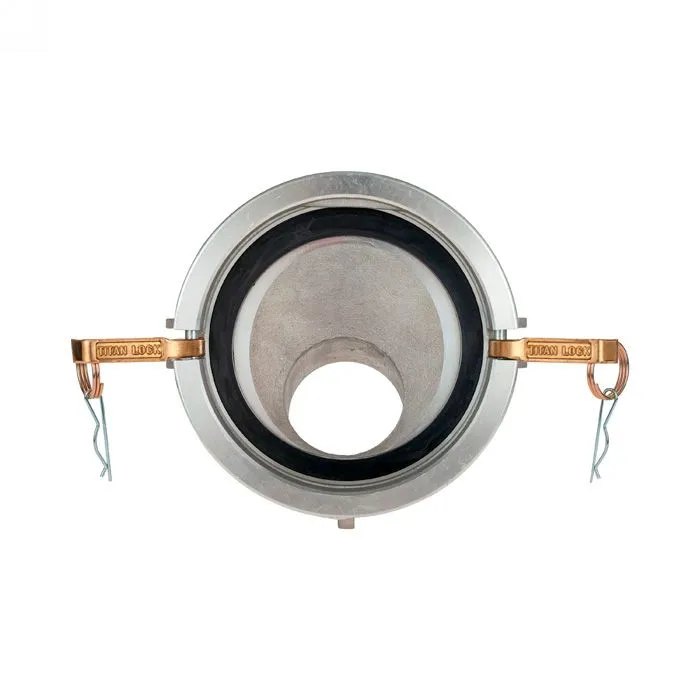 Переходник гравитационный для API адаптера, 4in, с камлоком 4in алюминий TL400GA400AL TITAN LOCK