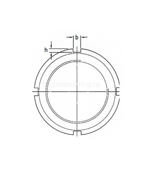 Гайка KM34 ISKRA