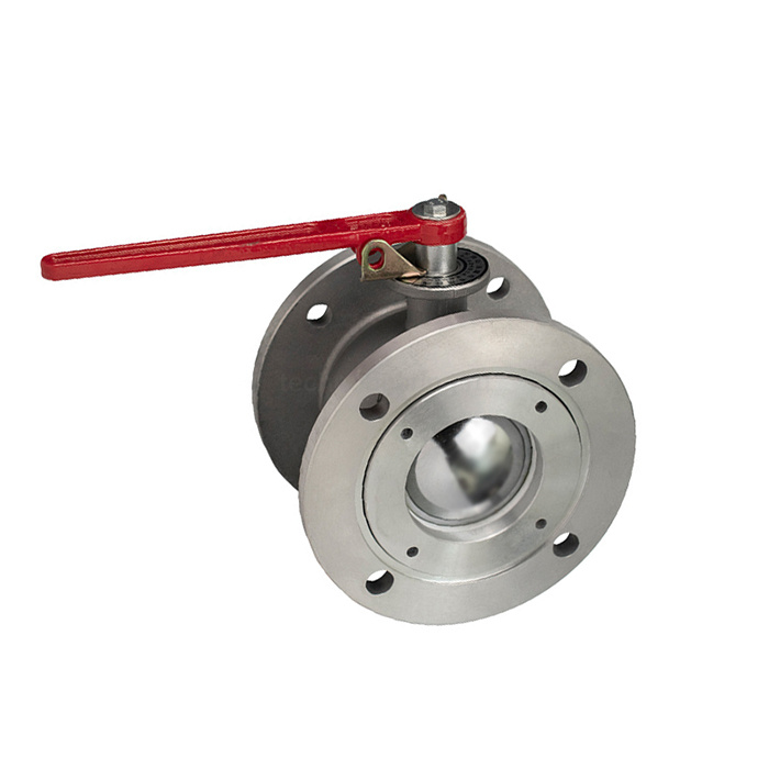 Кран шаровый для бензовоза, круглый фланец, алюм., DN100, TL400BVRF-AL TITAN LOCK — детальное фото 0