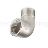 Отвод 90° нержавеющий (уголок) НР/ВР, 3/4" AISI304 TL075ELMF TITAN LOCK 