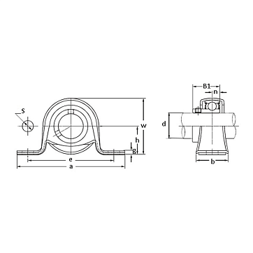 Подшипниковый узел SBPP201 TECHNIX