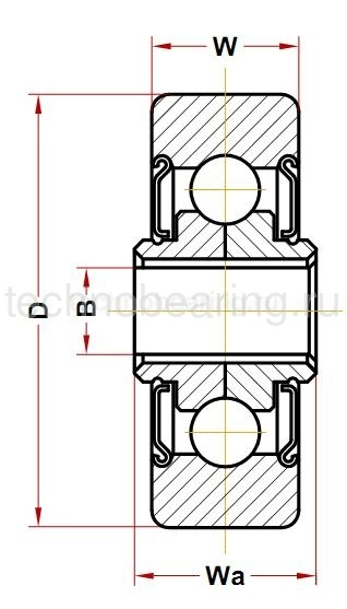 Высокотемпературный подшипник BTC 42 B10 ZZ CPG BECO