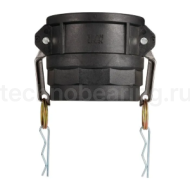 Камлок полипропиленовый тип D розетка, внутр. резьба BSP 4", TL400DPP TITAN LOCK