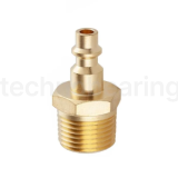 БРС серия D, ISO 6150 B, ниппель, нар.резьба, латунь, 1/2in TL4DMS-B TITAN LOCK