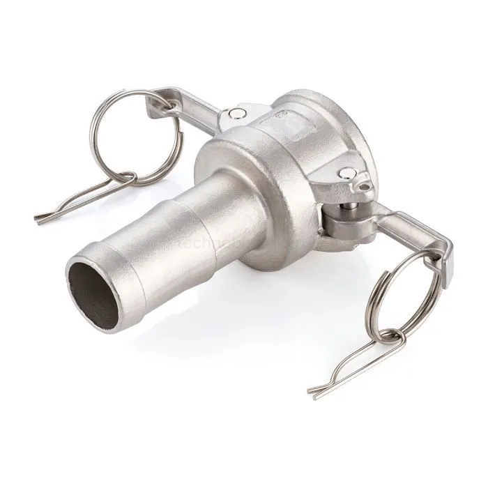 Камлок нержавеющий тип С, розетка с хвостовиком 2", AISI304, TL200CSS TITAN LOCK