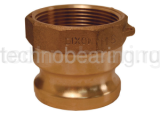0,75in Соединение типа А ниппель, внутр. резьба NPT (латунь) 75ABRN DIXON