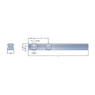 Направляющая LLTHR 30 P5 SKF