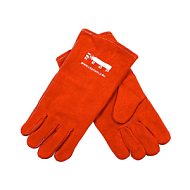 Краги спилковые КС-12 КЕВЛАР, красные КЕДР