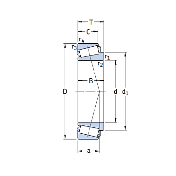 Подшипник 30203 J2 SKF