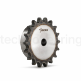 Звездочка под расточку со ступицей с калеными зубьями для цепи: 08B-1, Z=14, 1/2"x5/16" PS09T14 ISKRA