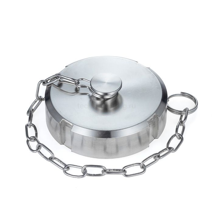Молочная гайка глухая с цепочкой DIN 11851 DN125 нерж. 304 TL125NBCHS TITAN LOCK — детальное фото 0