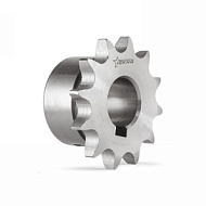 Звездочка со ступицей и готовым отверстием d=30, шпон. паз, для цепи: 08B-1, Z=16 ISKRA