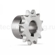 Звездочка со ступицей и готовым отверстием d=20, шпон. паз, для цепи: 06B-1, Z=17 ISKRA