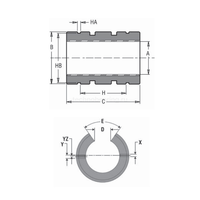 Линейный подшипник FMN50 FLI
