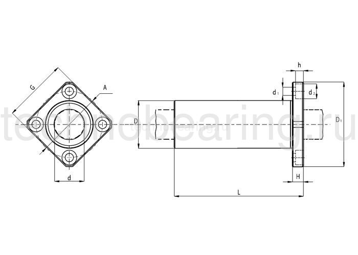 Подшипник KBKL25PP NBS