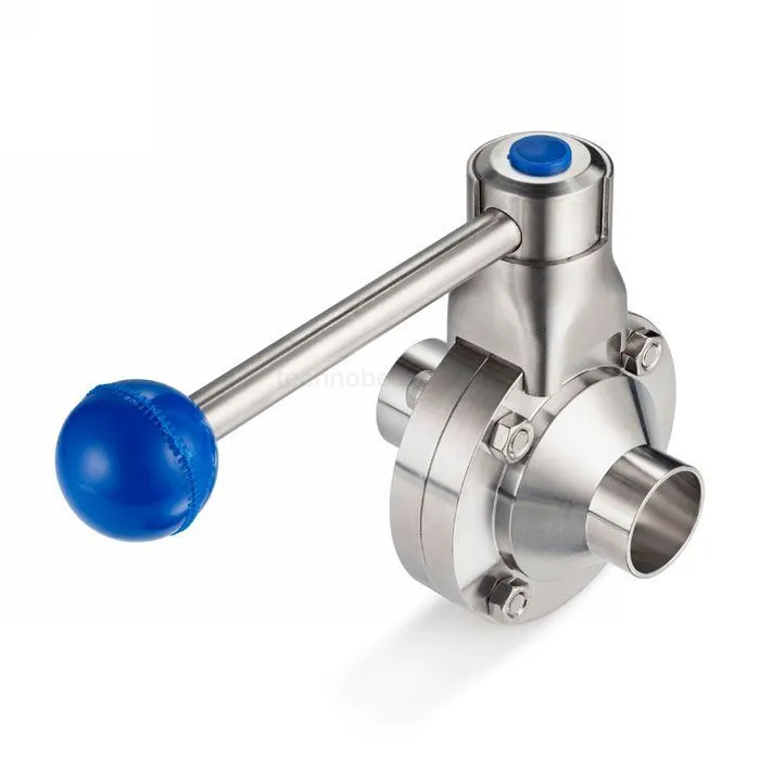 Кран шаровый нержавеющий (AISI304) DN50, типа сварка-сварка, DIN TLHBV050WDS TITAN LOCK