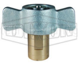 1in БРС серия WS-W, розетка, резьба BSP (латунь) 8WBF8-B DIXON