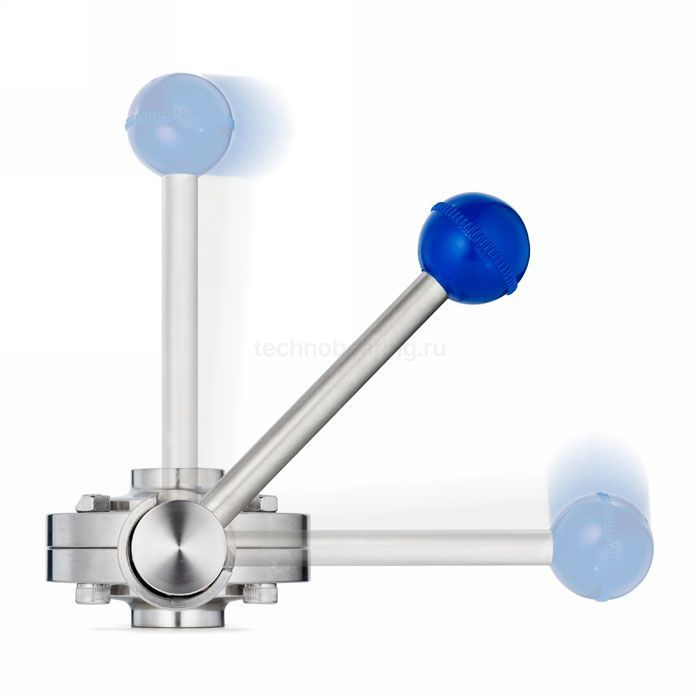 Затвор дисковый нержавеющий (AISI316) DN80, типа сварка-сварка TLSD080WDSS TITAN LOCK