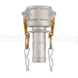 Камлок алюминиевый тип С серия "EcoLine", розетка с хвостовиком 1 1/2", TL150CAL-EL TITAN LOCK