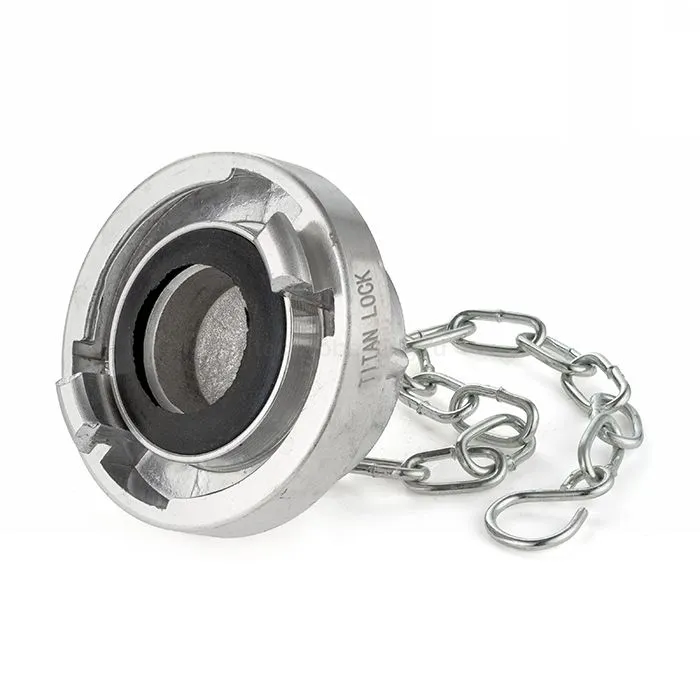 Cоединение типа Storz, заглушка с крепежной цепью, KA=133, алюминий TLSTORZ133 TITAN LOCK — детальное фото 0