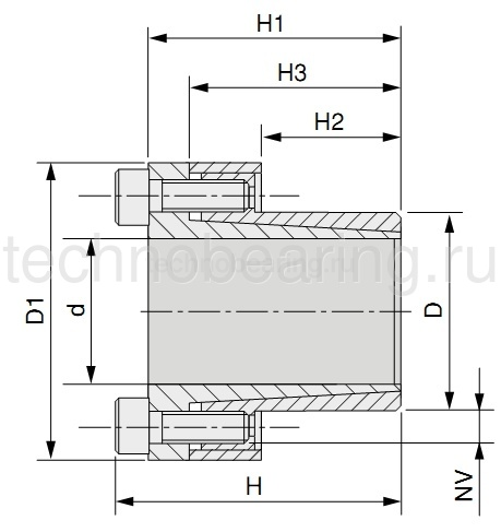 Зажимная втулка KLCC020 (PHF FX20-20x28) Sati