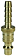 1/2in БРС серия DF, ниппель, резьба NPT (латунь) D4S6-B DIXON