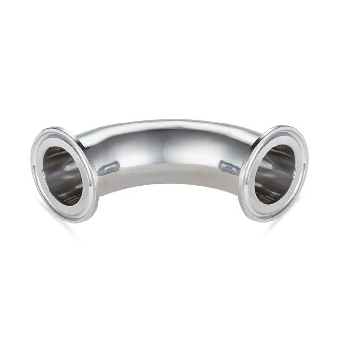 Отвод под Clamp 90 градусов, DN 40, нерж. сталь 316, TLCB40/90SS TITAN LOCK