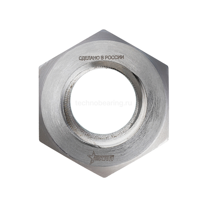 Гайка трапецеидальная шестигранная d=24 мм, шаг резьбы 5 мм (прав. резьба), SKM 24-5-D ISKRA