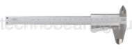Штангенциркуль нониусный с крепежным винтом сверху 0.05 мм, 0 - 100 мм Filetta
