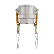 Камлок алюминиевый тип D розетка, внутр. резьба BSP 1", TL100DAL TITAN LOCK