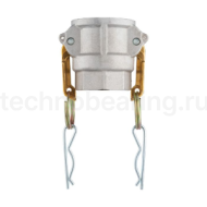 Камлок алюминиевый тип D розетка, внутр. резьба BSP 1", TL100DAL TITAN LOCK