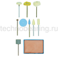 Полировальный набор, 10  поз. 28285 Proxxon