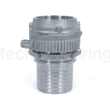 Соединение TankWagen, комплект (штуцер VK + штуцер под рукав), нерж. сталь, TLVKS50SS TITAN LOCK