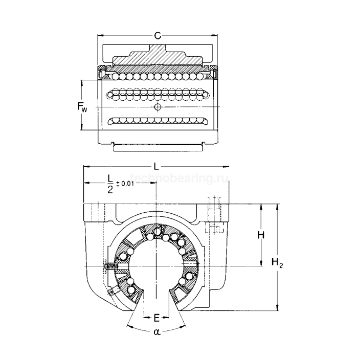 Подшипник LUCT20-2LS SKF