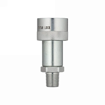 3/8in, БРС серия T резьбовая, ISO 14540, розетка, оцинк. cталь, резьба NPT TL3TFN TITAN LOCK